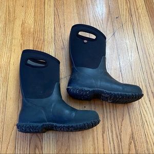 Bogs Winter Boots Boys Size US 2 Euro 33 Black Cold Rated Neo Classic